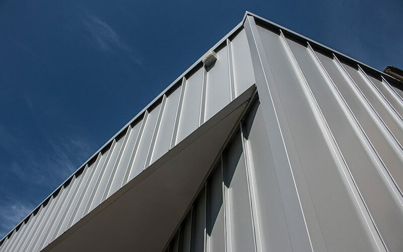 Standing Seam COLORBOND Steel walls by Metal Cladding Systems